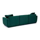 Perry Deep Green Modular Sofa (96"-124") by TOV Furniture, view 3