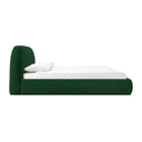 Bara Forest Green Performance Velvet Bed by TOV Furniture, view 8