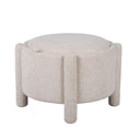 Bellamy Railroad Chenille Storage Stool With Reversible Tray Top by TOV Furniture, view 4