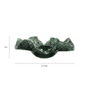 Col Ruffled Green Glass Bowl (9"-11") by TOV Furniture, view 6