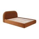 Bara Honey Performance Velvet Bed by TOV Furniture, view 4