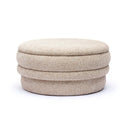 Brooklyn 37" Tan Basketweave Large Storage Ottoman by TOV Furniture