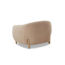 Lina Cafe Au Lait Performance Velvet Accent Chair by Inspire Me! Home Decor