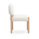 Bruno Thick Performance Chenille Arched Back Dining Chair by TOV Furniture, view 14
