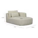 Noor 71" Modular Chaise by TOV Furniture, view 7