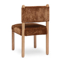 Bruno Thick Performance Chenille Straight Back Dining Chair by TOV Furniture, view 3