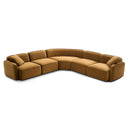 Travie 5-Piece Honey Modular Large L-Sectional by TOV Furniture