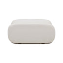 Zenith Contract-Grade Upcycled Fabric Ottoman