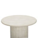 Fafo Beige Indoor/Outdoor Concrete Side Table by TOV Furniture, view 3