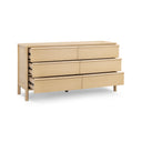Tyra 62" Ash 6-Drawer Dresser by TOV Furniture, view 3