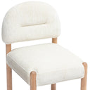 Bruno Thick Performance Chenille Arched Back Dining Chair by TOV Furniture, view 13