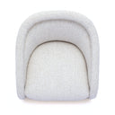 Clarke Cream Performance Boucle Swivel Accent Chair by TOV Furniture, view 4