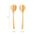Lolly Striped Resin Salad Serving Spoons by TOV Furniture, view 4