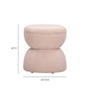 Tomlin Ruched Performance Fabric Game Ottoman