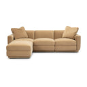 Perry 4-Piece Tan Modular Sectional by TOV Furniture
