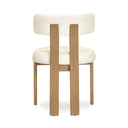 Odessa 33" Cream Performance Dining Chair by TOV Furniture, view 5