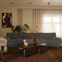 Zenith 116.5" Contract-Grade Upcycled Fabric Modular Sofa