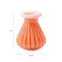 Shell Orange Glass Vase by TOV Furniture, view 3