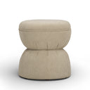 Tomlin Ruched Performance Fabric Game Ottoman