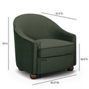 Cettie Performance Velvet Accent Chair