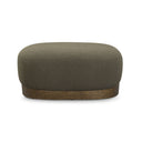 Domina Kale Green Boucle Ottoman