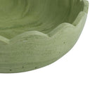 Holly Scalloped Resin Salad Bowl by TOV Furniture, view 7