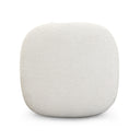 Domina Sugar Off-White Boucle Ottoman