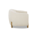 Lina Cream Performance Linen Accent Chair by Inspire Me! Home Decor
