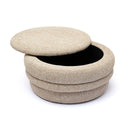 Brooklyn 37" Tan Basketweave Large Storage Ottoman by TOV Furniture, view 3