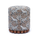 Dex Smoke Grey Ottoman by TOV Furniture