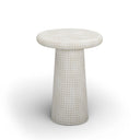 Monica Tiled Pattern Indoor/Outdoor Side Table by TOV Furniture, view 3