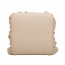 Gertrude Yellow Gingham Performance Linen Skirted Ottoman