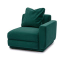 Perry Deep Green Modular Corner Chair by TOV Furniture, view 6