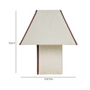 Josephine Pyramid Table Lamp by TOV Furniture, view 5