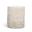 Fawn Driftwood Concrete Indoor/Outdoor Side Table by TOV Furniture