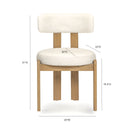 Odessa 33" Cream Performance Dining Chair by TOV Furniture, view 6