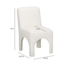 Tomlin Performance Chenille Dining Chair by TOV Furniture, view 8