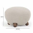 Pucker Ottoman by TOV Furniture, view 6