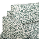 Gertrude 90" Floral Performance Linen Weave Sofa