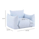 Saint Tropez Stuffed Indoor/Outdoor Armchair by TOV Furniture, view 6