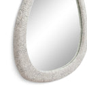 Klaryss 32"X25" Neutral Floral Jacquard Wall Mirror by TOV Furniture, view 3