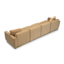 Perry Tan Modular Sofa (96"-124") by TOV Furniture, view 10