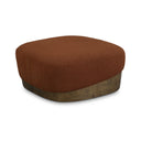 Domina Autumn Red Boucle Ottoman