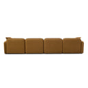 Travie 6-Piece Honey Modular U-Sectional by TOV Furniture, view 3