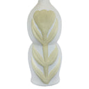 Edith Curved Papier Mache Flower Pleated Table Lamp