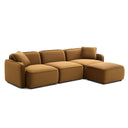 Travie 4-Piece Honey Modular Sectional by TOV Furniture, view 2