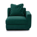 Perry Deep Green Modular Corner Chair by TOV Furniture, view 7