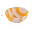 Lolly Striped Resin Salad Bowl by TOV Furniture, view 4
