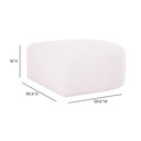 Gorge Ottoman by TOV Furniture, view 8