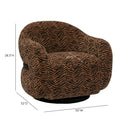 Salma Swivel Accent Chair by TOV Furniture, view 6